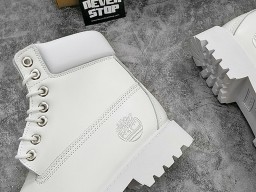 Giày bốt Timberland Boot trắng full cổ cao sfake replica chính hãng giá tốt HCM