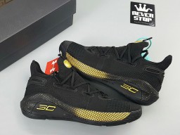 Giày Curry 6 đen vàng bóng rổ hàng đẹp chuẩn sfake replica giá tốt HCM