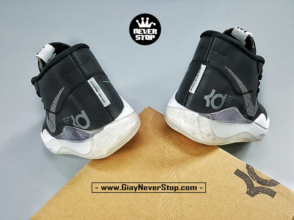 Giày Nike KD 12 đen trắng chuyên bóng rổ nam cổ cao sfake giá tốt HCM