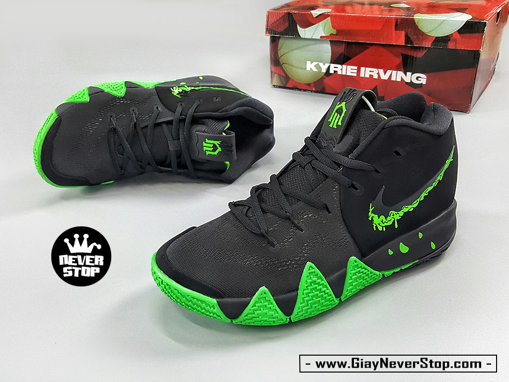Giày Kyrie 4 đen xanh lá chuyên bóng rổ hàng sfake chất lượng cao giá tốt HCM