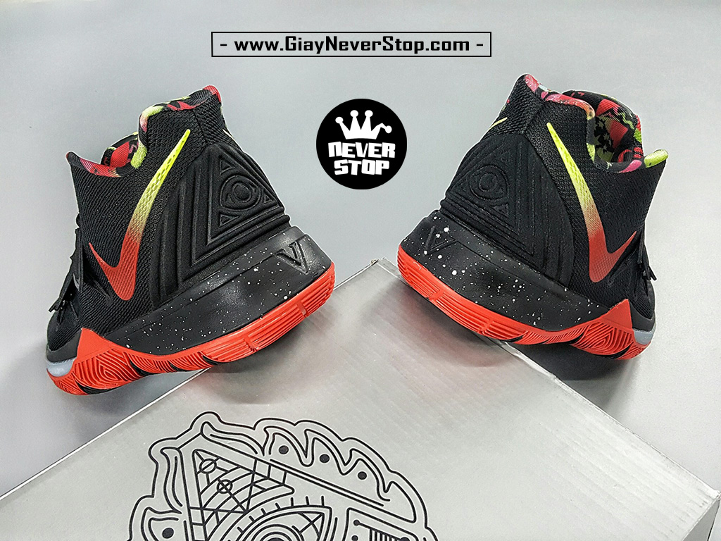 Giày Kyrie 5 đen đỏ chuyên bóng rổ hàng chuẩn sfake giá tốt NeverStopShop