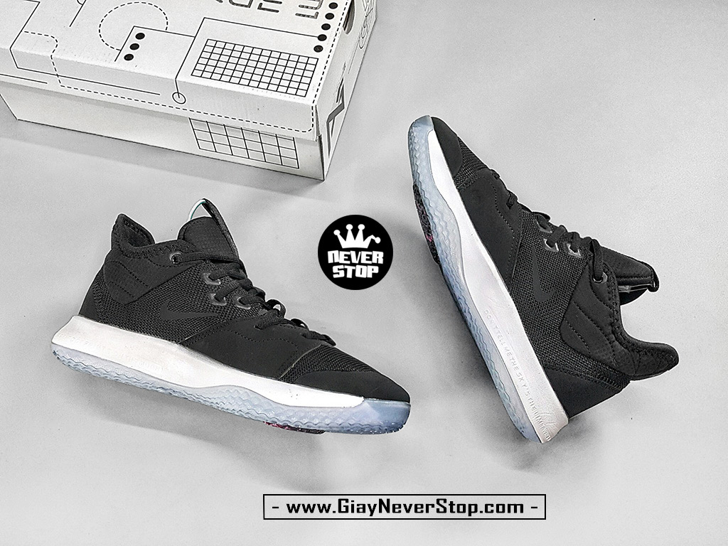 Giày PG 3 đen trắng bóng rổ sfake giá tốt NeverStopShop HCM