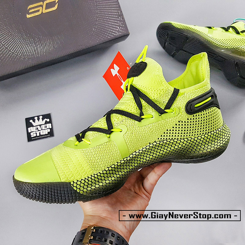Giày bóng rổ Under Armour Curry 6 Neon sfake replica giá rẻ tốt nhất HCM